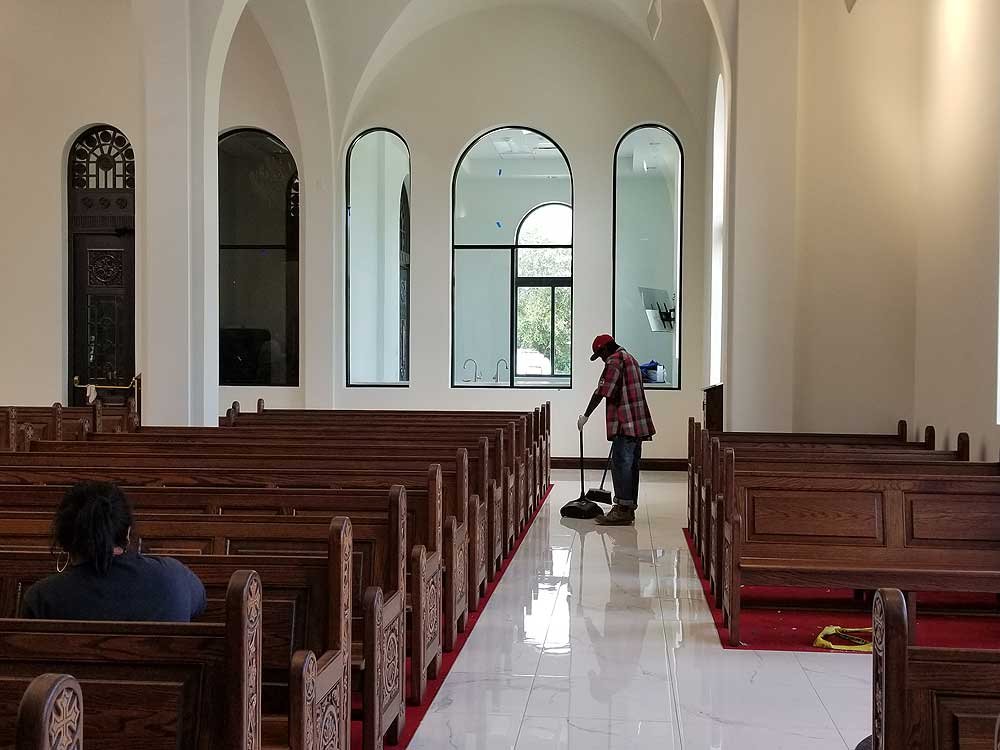 church cleaning